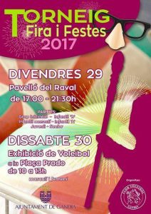El sènior de Club Volei Gandia s'estrena amb victòria 1 cartel fira i festes