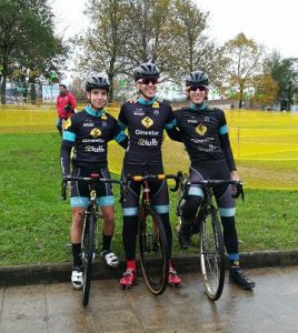 Miquel Solera entra el primer en la sisena prova puntuable de la Challenge de Ciclocròs 2 Dani Sanchez Jordi Constantino y Miquel Lopez en Laudio