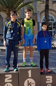 Cristina Llinares, del Safor Delikia, primera en cadets al duatló dels XXXVI Jocs Esportius 1 3 JOHEL FAUS SEGUNDO