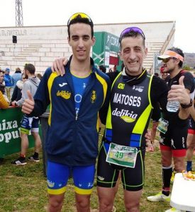 El Delikia Safor puja al podi en dues categories al Gran Fons de la Valldigna 2 3 VICENT BOU Y ALFREDO MATOSES ANTELLA