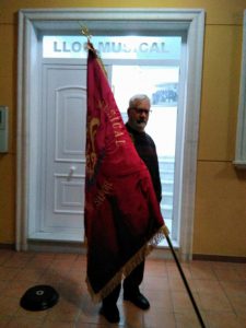 Pep Donet, primer abanderat de l'Associació Musical de Guardamar de la Safor 1 PEPE DONET ABANDRADO