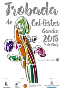 Setanta músics s'han inscrit a la Trobada de Cel·listes de Gandia 1 Cartell TROBADA cellistes