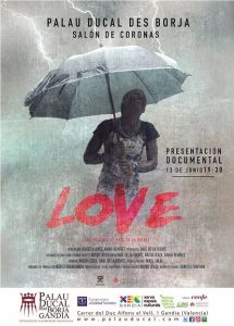 El Palau Ducal programa la projecció del documental "Love", una denúncia de la prostitució infantil a Sierra Leone 1 CARTEL LOVE Mesa de trabajo 1 copia