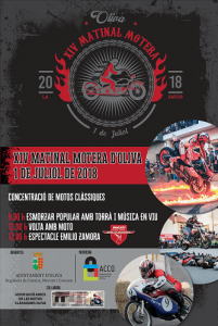 Els vehicles elèctrics i híbrids tindran un paper destacat a la Fira del Motor d'Oliva 1 CARTELL MATINAL MOTERA OLIVA 2018