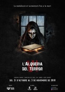 El Consell dels Joves de Gandia programa la sisena Alqueria del Terror del 31 d'octubre al 3 de novembre 1 A3 Cartel Vertical Terminado Alqueria del Terror 2018