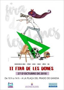 Gandia ajorna la II Fira de les Dones per la previsió de mal oratge 1 CARTELL II Fira de les Dones 2018 1