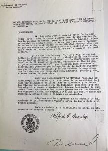 Càritas Gandia, mig segle d'acció social 1 Constitucion caritas Gandia