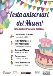 Potries es prepara per a celebrar el primer aniversari del Museu Cassoleria 1 cartell aniversari 1