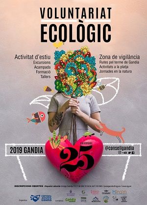 El Voluntariat Ecològic de Gandia ja té 25 anys 2 Cartell voluntariat ecologic