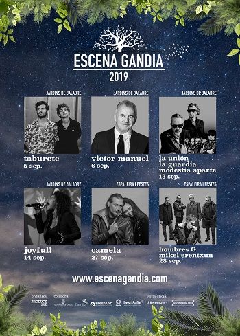Escena Gandia 2019 dona a conéixer els concerts que aquest any seran a setembre 2 gandia a escena 2019 1