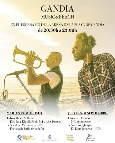 "Gandia: Music & Beach" nova opció a la Platja de Gandia 1 Gandia Music Beach 1