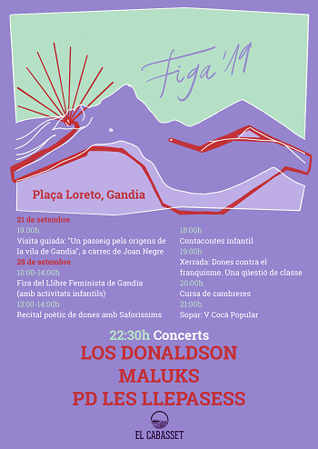 Activitats de La Fira de Gandia Autogestionada (FiGA) 2 Cartell figa 2019 1