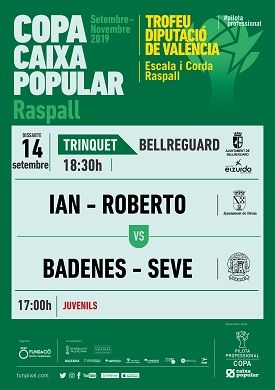 Setmana plena de partides al Trinquet Municipal de Bellreguard 2 LA COPA BELLREGUARD 0