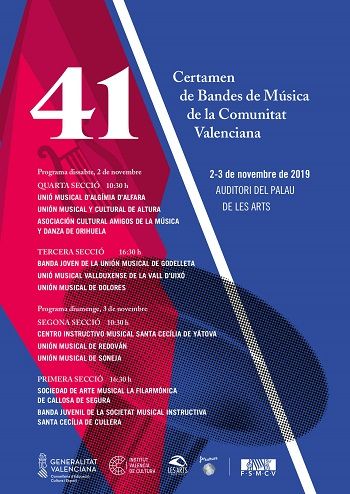 L'Institut Valencià de Cultura celebra el 41é Certamen de Bandes de Música de la Comunitat Valenciana 1 Certamen Bandas 1