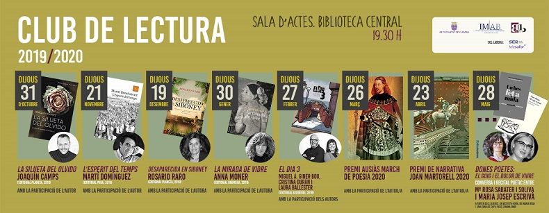 Gandia ha sigut triada com a seu del "Dia de la Biblioteca" pel Ministeri de Cultura 3 club lectura 19 20Reduit