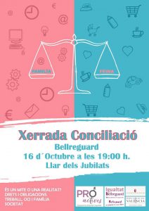 "Conciliació familia-treball-oci" Xarrada a Bellreguard 1 conciliacio