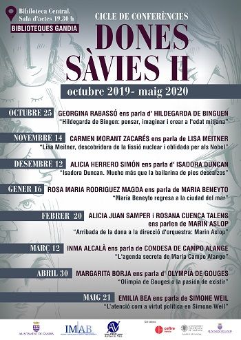 Gandia ha sigut triada com a seu del "Dia de la Biblioteca" pel Ministeri de Cultura 2 dones savies3