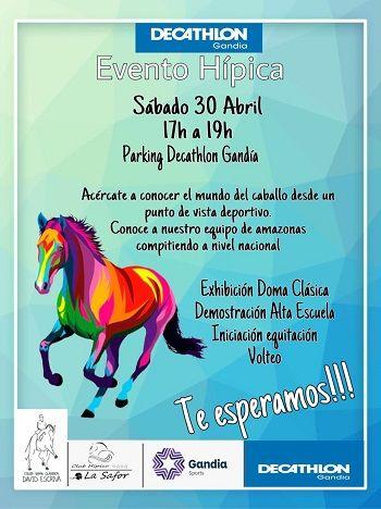 I Jornada d’Hípica a Gandia 1 Cartel Jornada Hipica Gandia