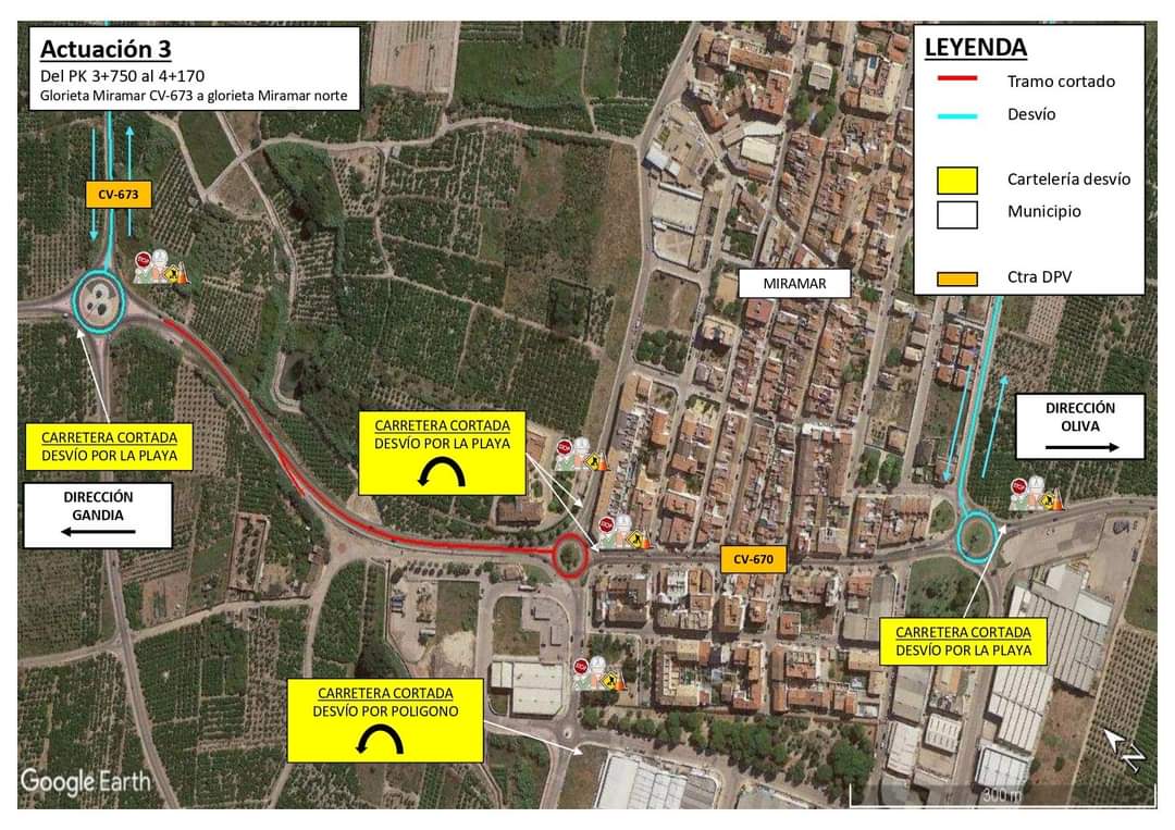Nous talls a la carretera CV-670 en aquesta ocasió al terme de Miramar 1 FB IMG 1654865260984