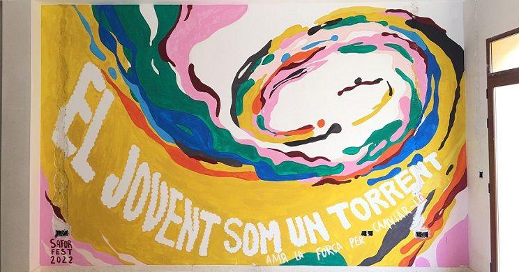 El Safor Fest reuneix a més de 200 joves a Rafelcofer 2 Mural Safor Fest 22 Rafelcofer
