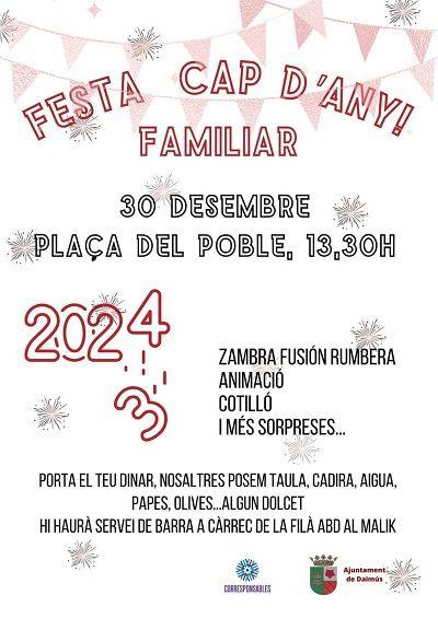 Daimús organitza la Festa de Cap d'Any Familiar 1 Daimus Festa Cap dany Familiar cartell