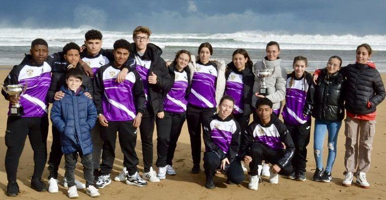 La gandiana, Leina López, de l'AC Gandia d'Halterofília aconsegueix la segona millor marca en la Copa Federació per equips 1 Atletes del AC Gandia de Halterofilia