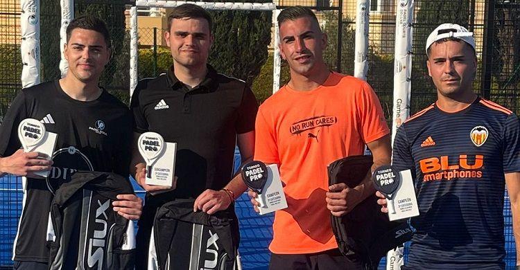 Jesús Morant i Javier Millet tornen a guanyar en el Torneig Pàdel Pro d'Oliva Nova 2 Torneig Padel Pro Oliva nova 3a categoria