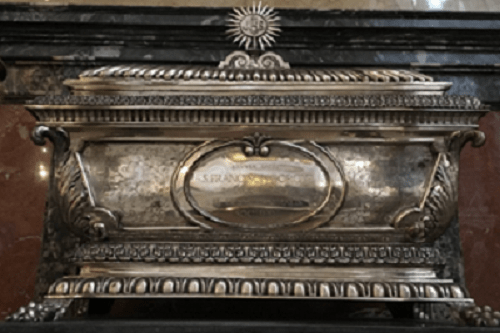Les restes mortals de Sant Francesc de Borja tornaran a Gandia 1 Urna