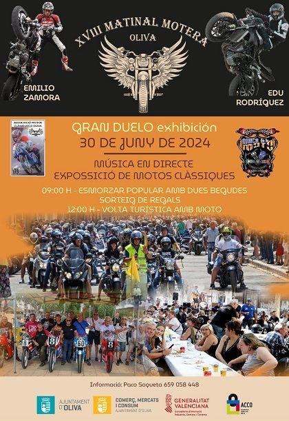 Oliva presenta la XXXIV Fira del Motor i Maquinària Industrial 1 Cartell Matinal Motera Oliva 2024