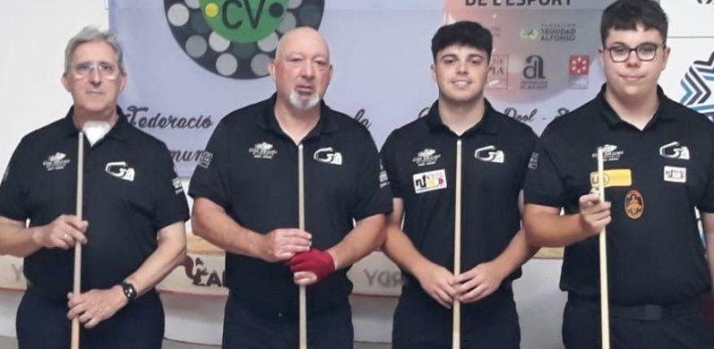El Gandia Billar Club-Chef Amadeo jugarà la final a 4 de la 1a Divisió Autonòmica 1