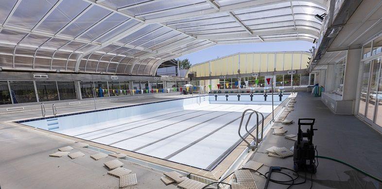 El poliesportiu de Gandia avança en la millora de les seues instal·lacions 1 Millora piscina exterior coberta fotografia Alex Oltra