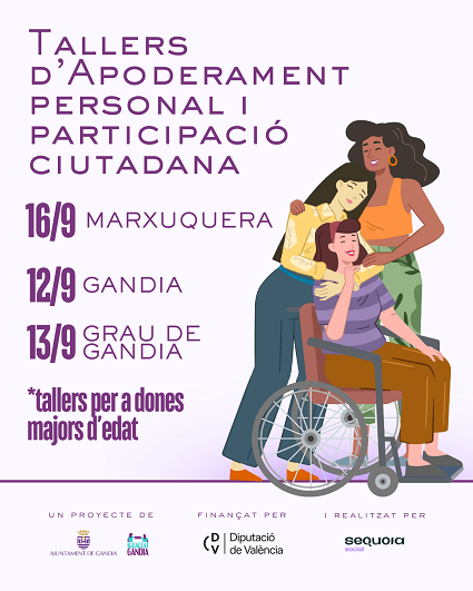 Gandia acull la iniciativa "Veus de dones transformadores" 2 Carteles Veus transformadores
