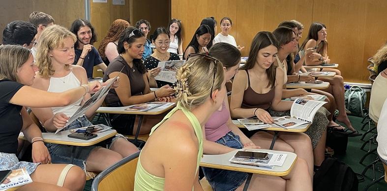 Jornada d'acolliment dirigit a estudiants de màster al campus de Gandia 1 IMG jornada bienvenida estudiantes intercambio