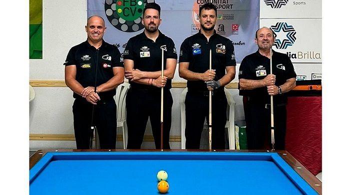 El Gandia Billar Club-Xef Amadeo demostra la seua competitivitat en la Lliga Autonòmica 1 Gandia Billar autonomica divisio dhonor