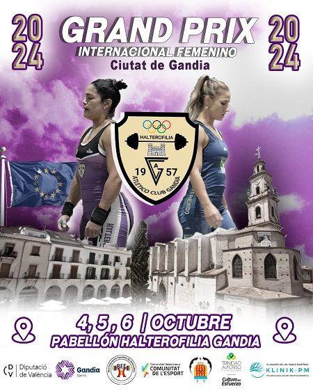 El Gran Prix Internacional Femení "Ciutat de Gandia" comptarà amb alçadores d'Espanya, Grècia i Portugal 1 Gandia Grand Prix femeni dHalterofilia