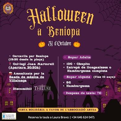Halloween omplirà de festa els carrers de Gandia 3 Halloween Beniopa