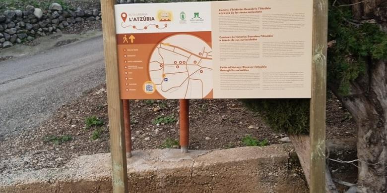 Descobrix els secrets de l'Atzúbia i Forna a través d'una nova ruta urbana 1 Atzubia instalacio 1