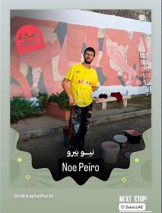 Noé Peiró, l'artista gandià, trasllada la seua creativitat a Dubai 1 Noe Peiro