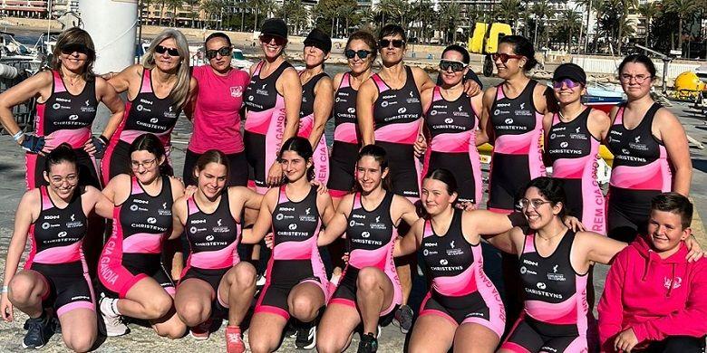 Veni, vidi, vici, per a l'equip Cadet Femení del Club de Rem Cia Gandia 1 rem cia Gandia Benidorm