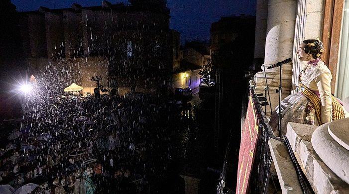 El tret d'eixida de les falles de Gandia va superar la pluja 3 Gandia Falles Crida 2025 Frances
