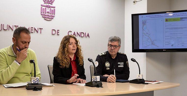 Desviaments de trànsit per l'obra de l'accés nord a l'N-332 a Gandia 1 Gandia millora acces nord Frances