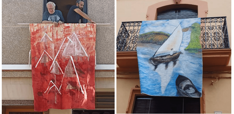 Daimús acull l'exposició d'Art als Balcons 1 Art entre Balcons edicio Bellreguard