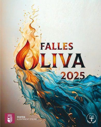 Oliva inicia les Falles del 2025 amb la recuperació de la figura de la Fallera Major 1 Cartell Falles Oliva 2025