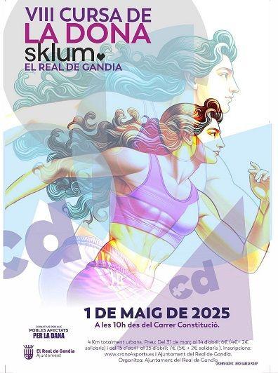 El Real de Gandia preparat pera una nova edició de la Cursa de la Dona Sklum 2 Cursa de la dona Real de Gandia 2025