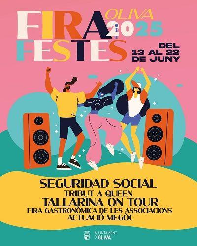 Oliva presenta la Fira i Festes 2025 1 CARTELL FIRA I FESTES OLIVA 2025
