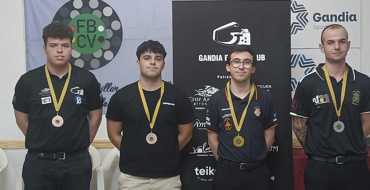 Brillant final de temporada del Gandia Billar Club-Xef Amadeo 2 Finalistes SUB 25 1