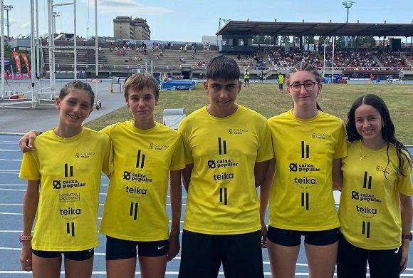 Adriana Solanes campiona d'Espanya Cadet en els 3.000 metres llisos 1 3 GRUPO DE ATLETAS
