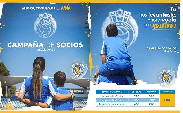 El CF Gandia llança la seua campanya de socis 2025/2026 1 Abonos CF Gandia