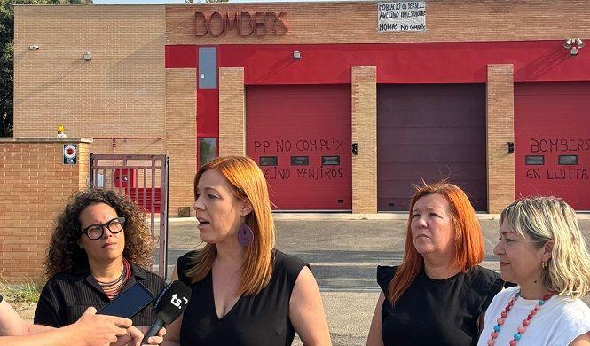 Compromís denuncia la irresponsable manca de recursos del consorci provincial de bombers 1 Compromis bombers