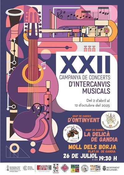 El Moll dels Borja s'omplirà de Dansa amb els grups de Danses la Delicà de Gandia i d'Ontinyent 1 La Delica de Gandia Intercanvi